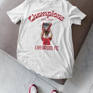 Liverpool FC Champions T-Shirt, Unisex Softstyle Tee, Soccer Fan Tee,Gift Foe Fo